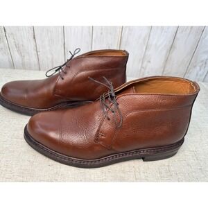 Allen Edmonds Dundee 2.0 Brown Pebbled Leather Chukka Boots Dainite Soles 7.5 D